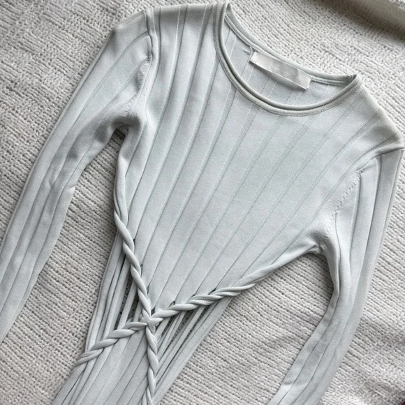 DION LEE Ribbed Twist Dress - Picture 4 of 5